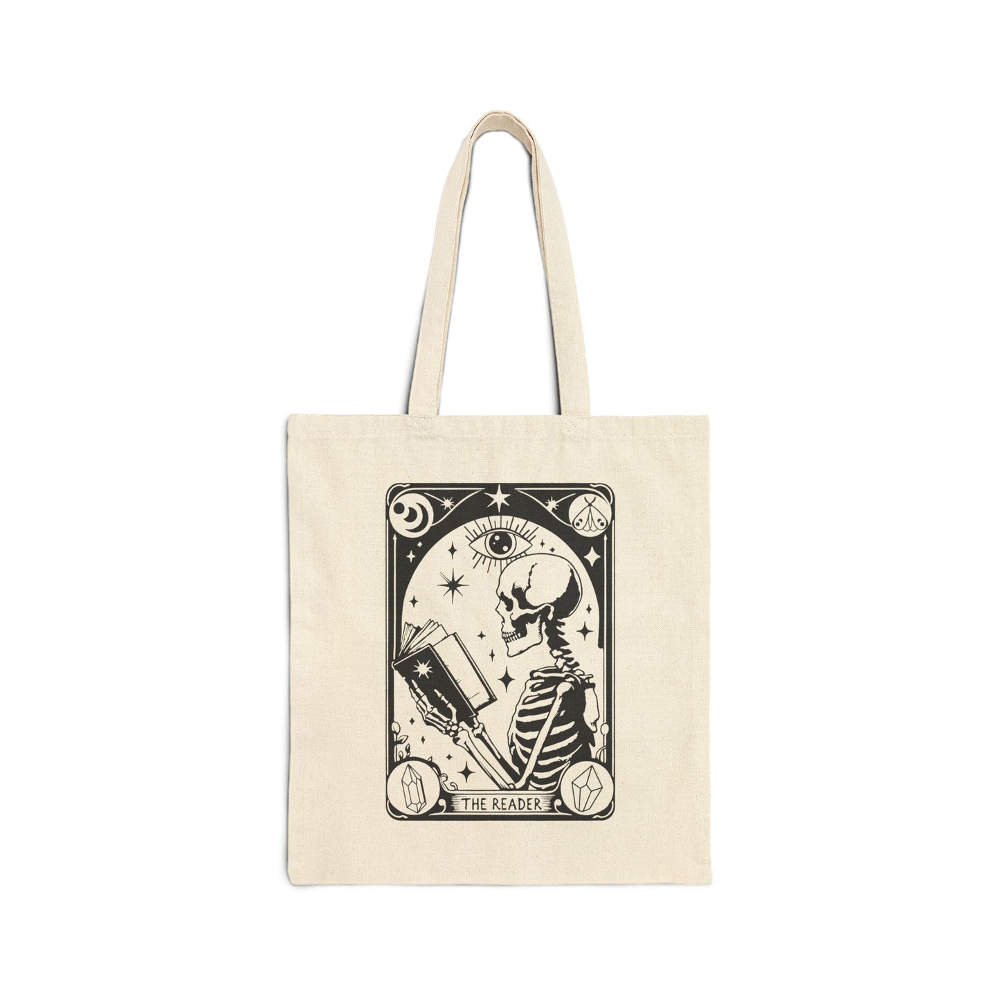 Reusable tote bag for book lovers and library visits