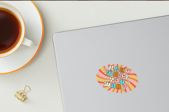 Bookish stickers and Kindle stickers for reading lovers