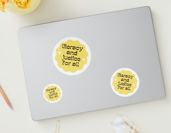 Bookish stickers and Kindle stickers for reading lovers