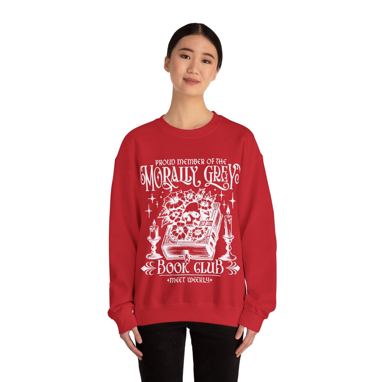 Morally Grey Book Club Crewneck Sweatshirt