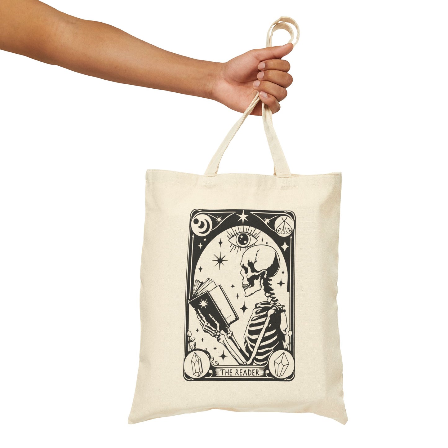 Reusable tote bag for book lovers and library visits