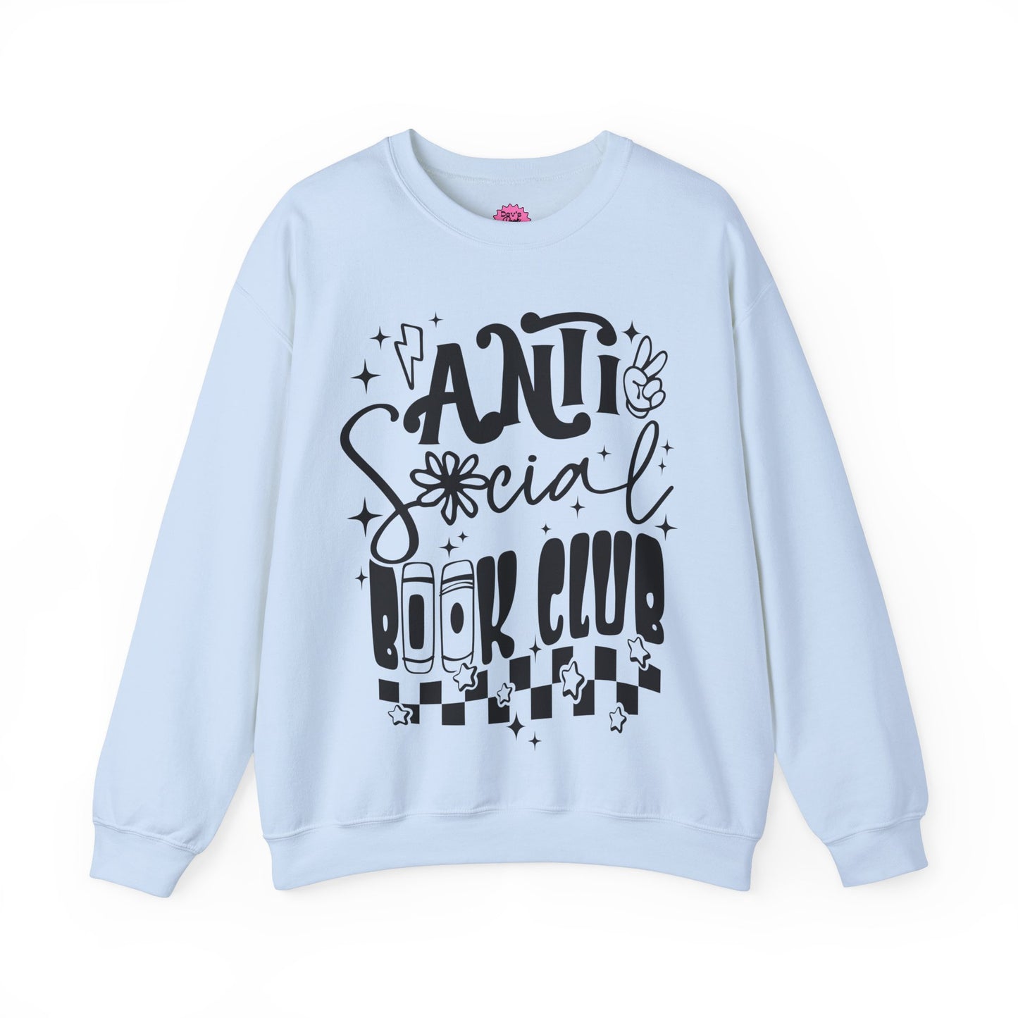 Anti Social Club Sweatshirt – Bookish Sweatshirt for Readers
