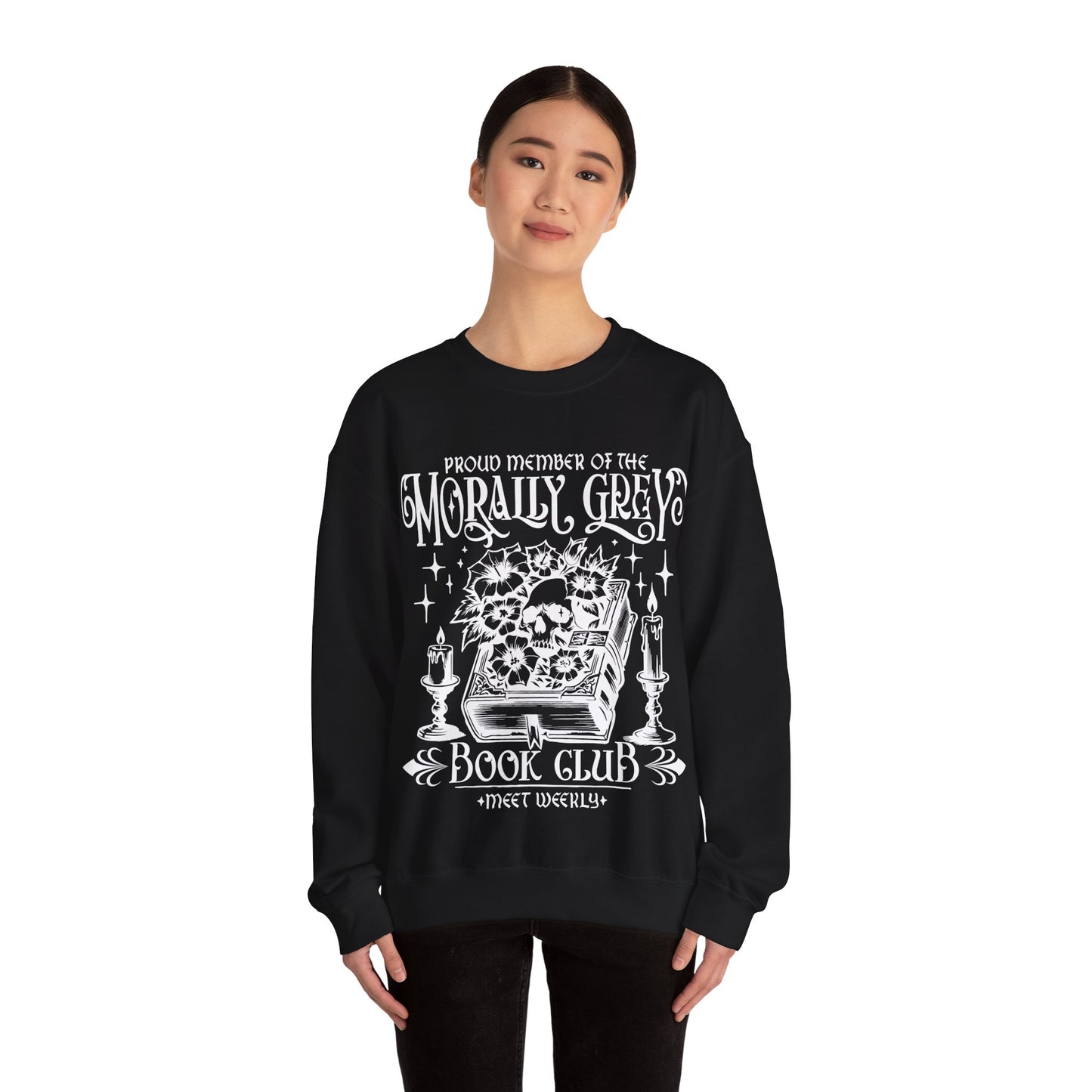 Morally Grey Book Club Crewneck Sweatshirt