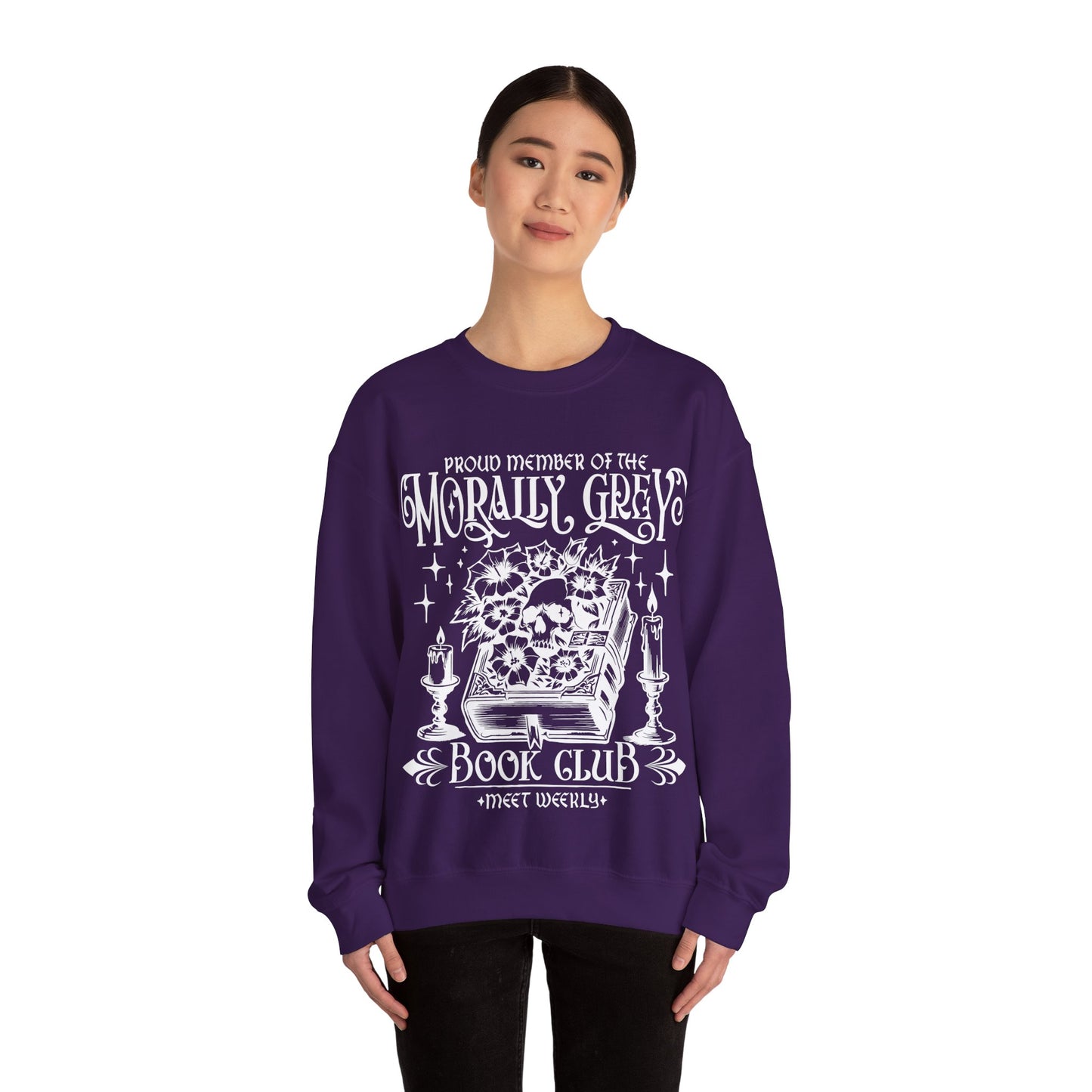 Morally Grey Book Club Crewneck Sweatshirt