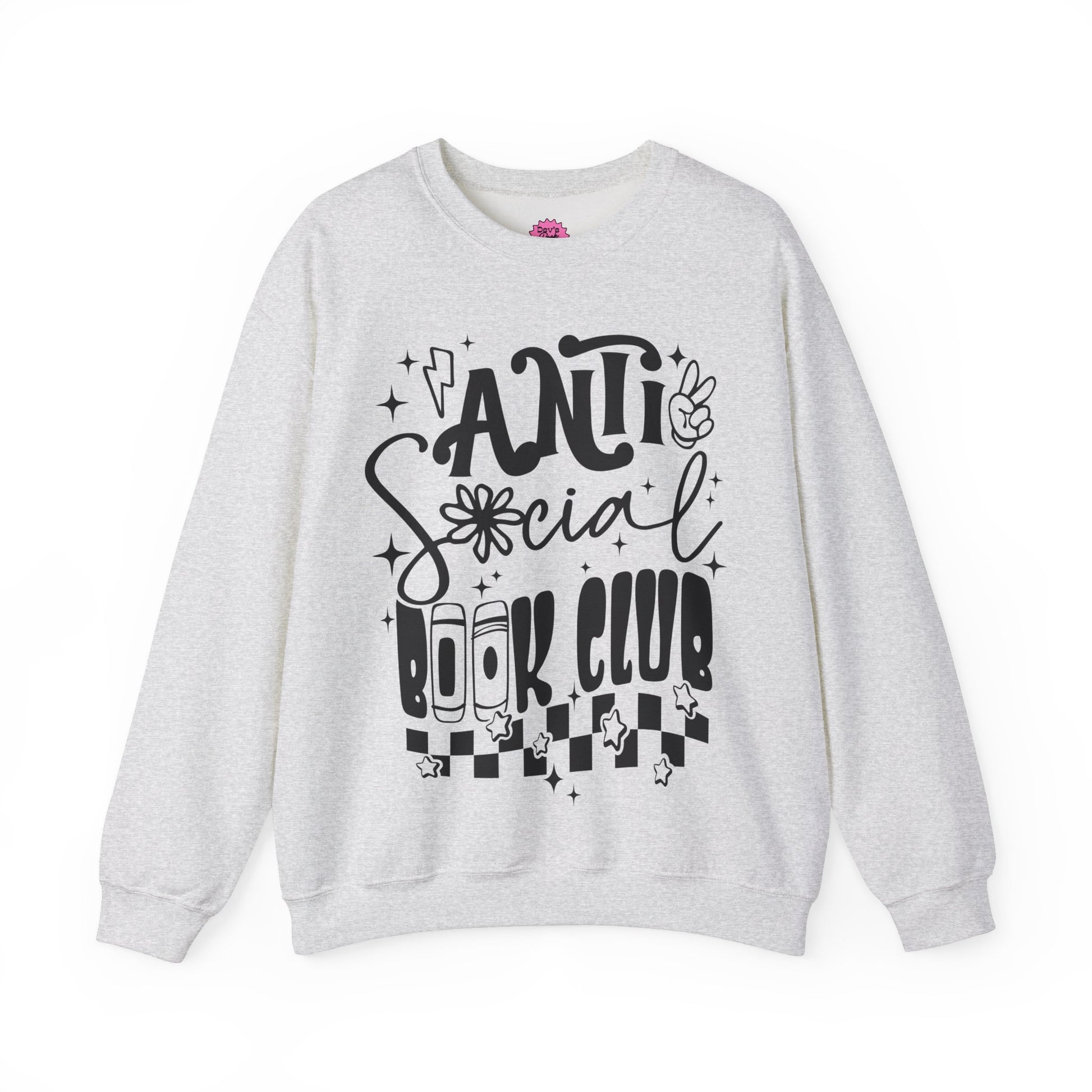 Anti Social Club Sweatshirt – Bookish Sweatshirt for Readers