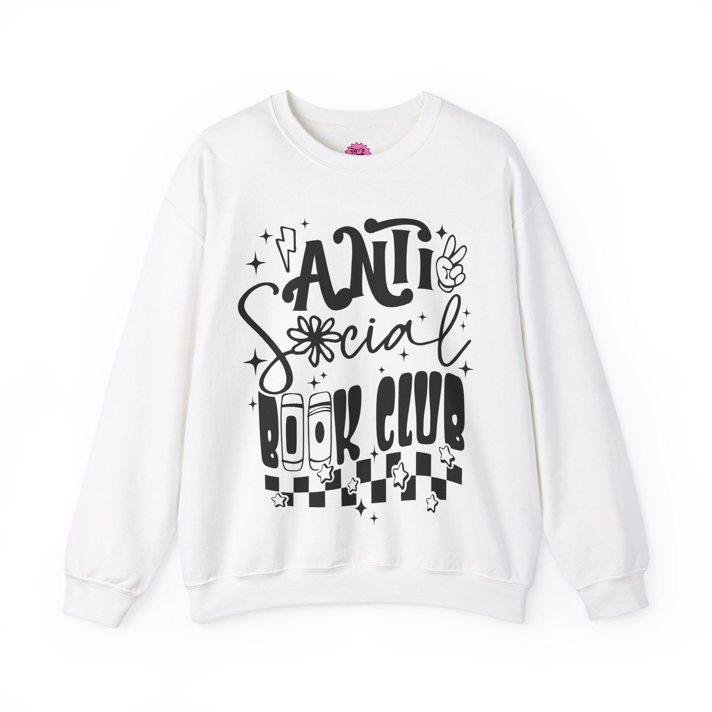 Anti Social Club Sweatshirt – Bookish Sweatshirt for Readers