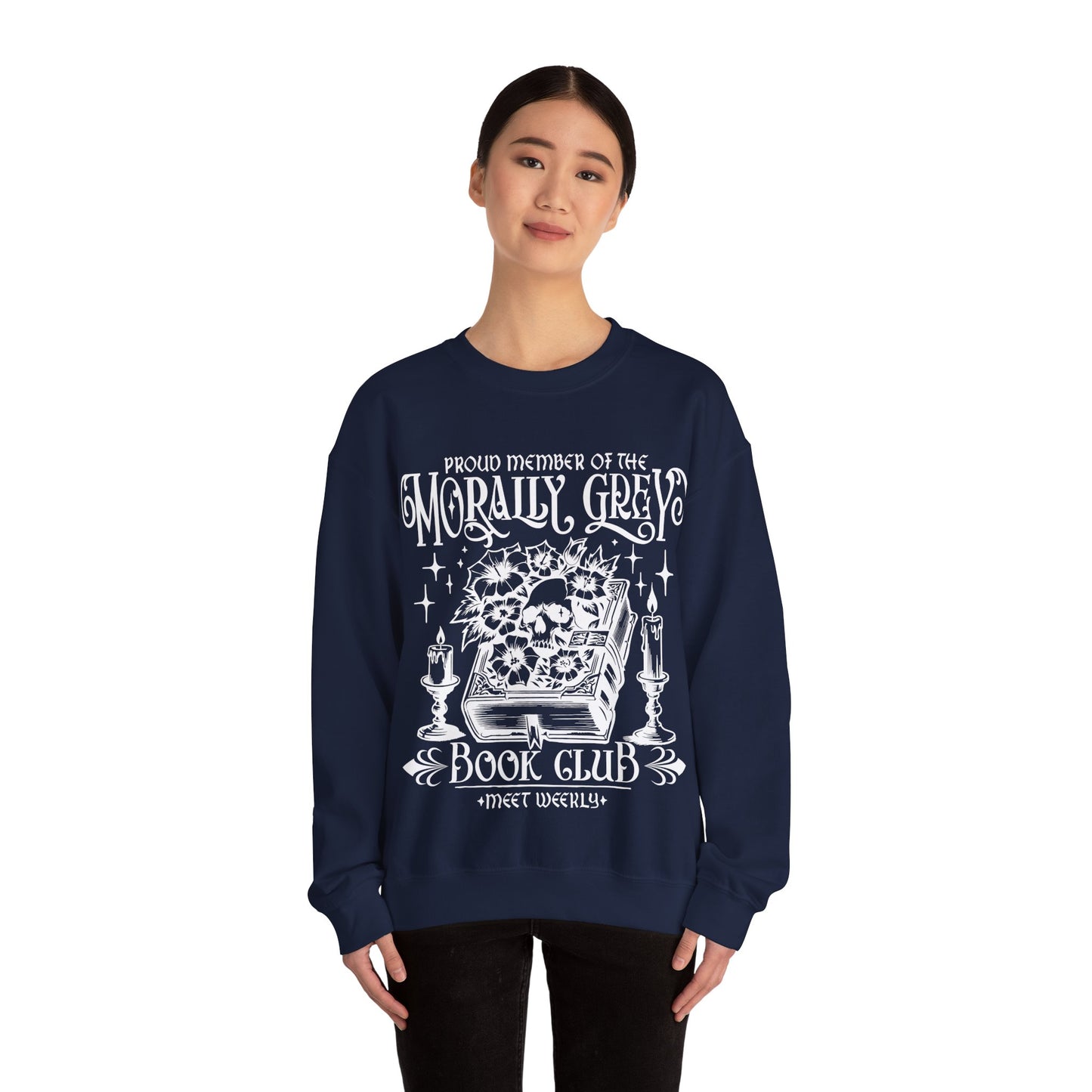 Morally Grey Book Club Crewneck Sweatshirt