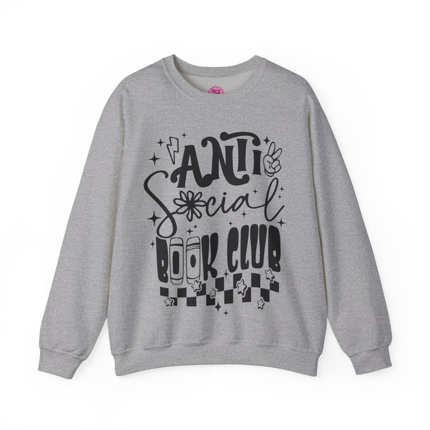 Anti Social Club Sweatshirt – Bookish Sweatshirt for Readers