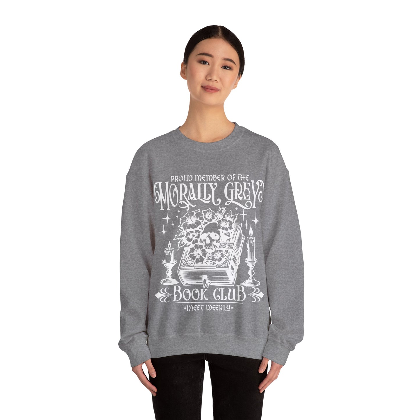 Morally Grey Book Club Crewneck Sweatshirt