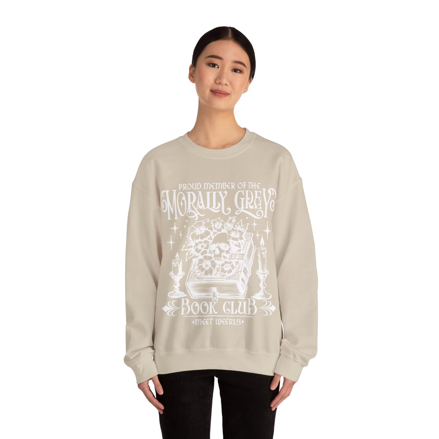 Morally Grey Book Club Crewneck Sweatshirt