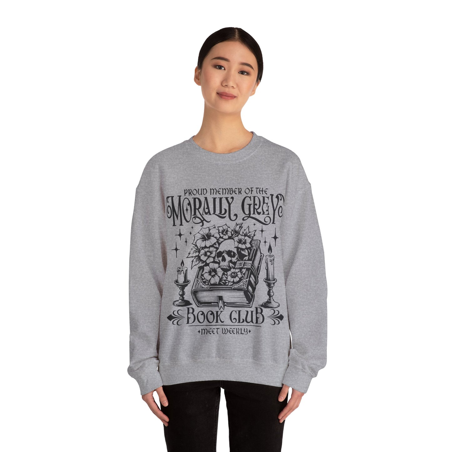 Morally Grey Book Club Crewneck Sweatshirt