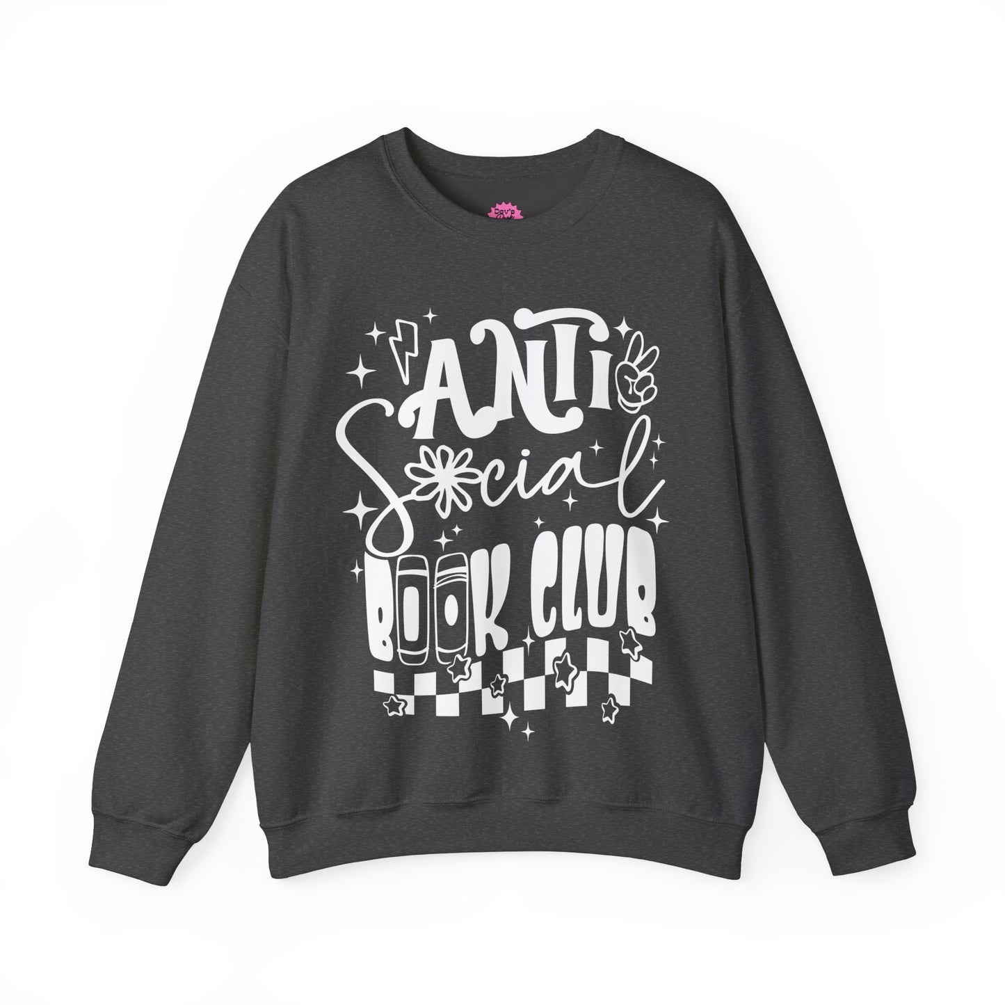 Anti Social Club Sweatshirt – Bookish Sweatshirt for Readers
