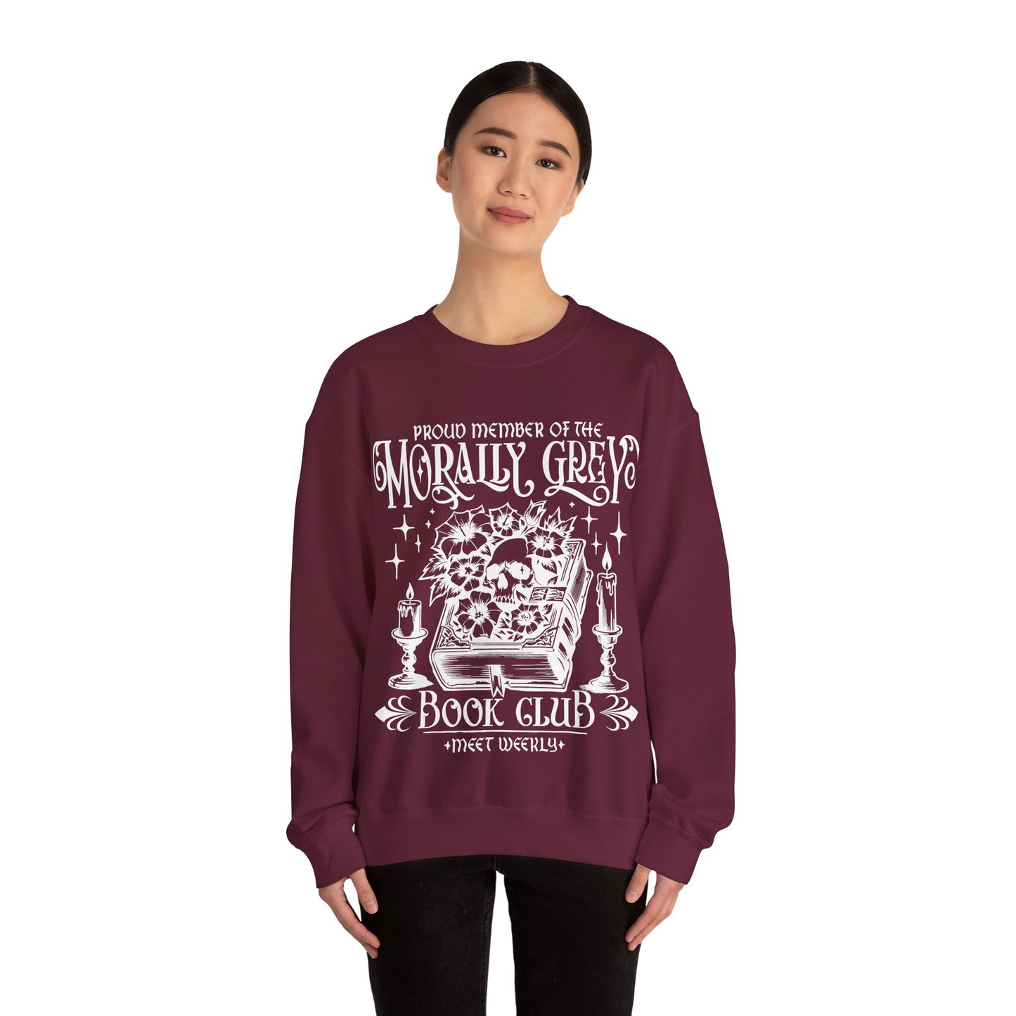 Morally Grey Book Club Crewneck Sweatshirt